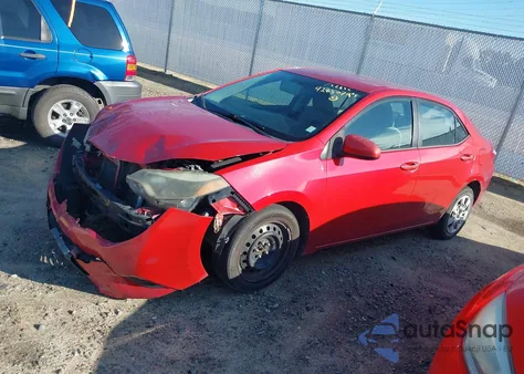 2015 Toyota Corolla Le from USA, damaged, VIN 2T1BURHE2FC378840